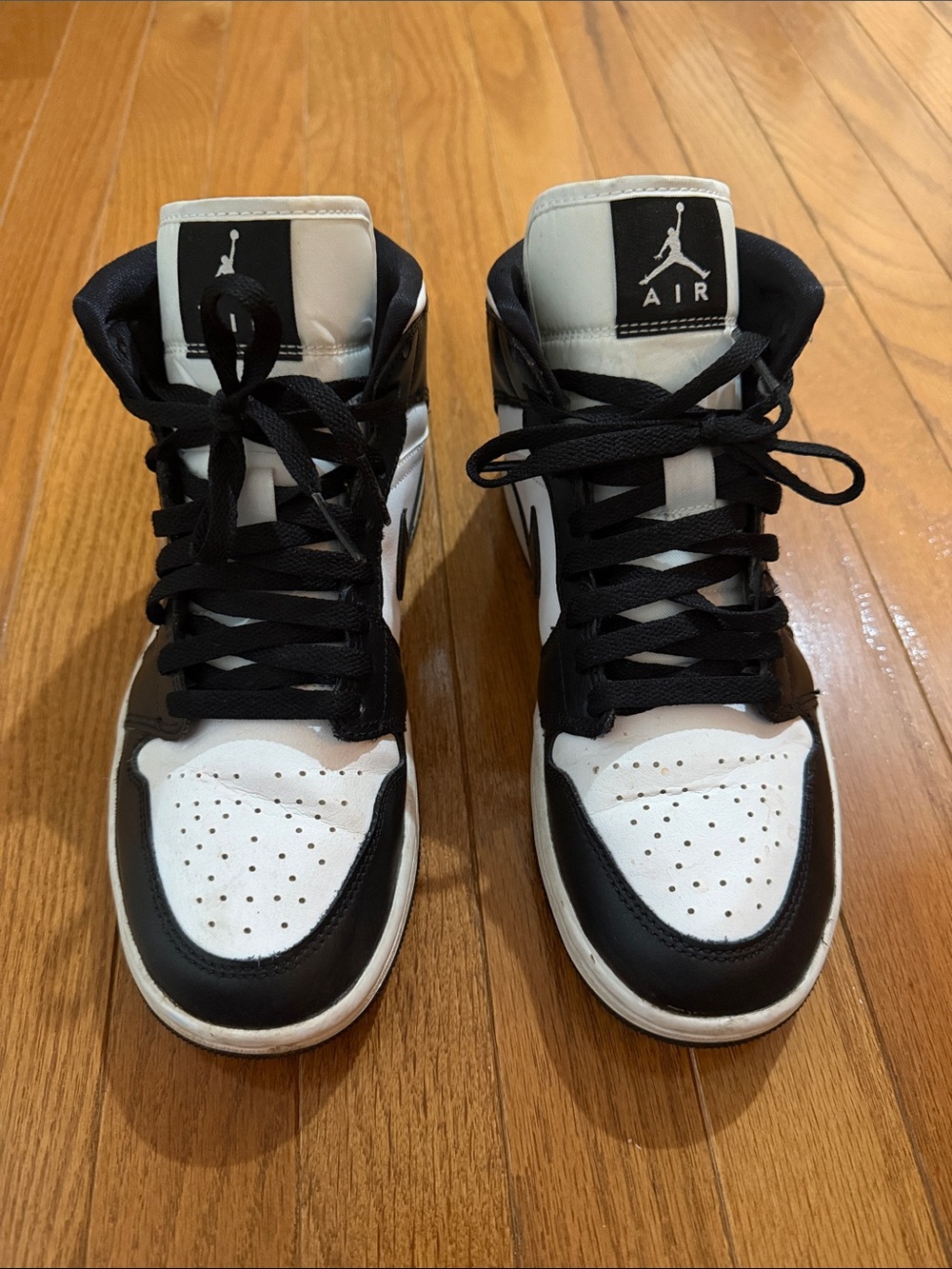 Jordan High Top Sneakers - Black & White